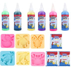 Kids DIY Water Elf Craft Kit – Montessori Painting & Origami Sticker Set with Magic Water Solution (100 ml / 3.38 fl oz)