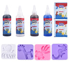 Kids DIY Water Elf Craft Kit – Montessori Painting & Origami Sticker Set with Magic Water Solution (100 ml / 3.38 fl oz)
