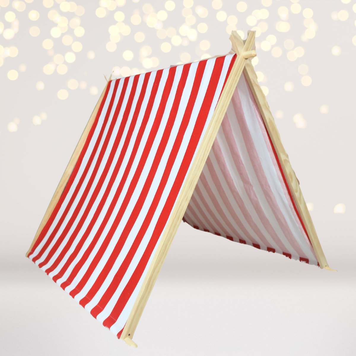 Kids A-Frame Sleepover Tents with Lights